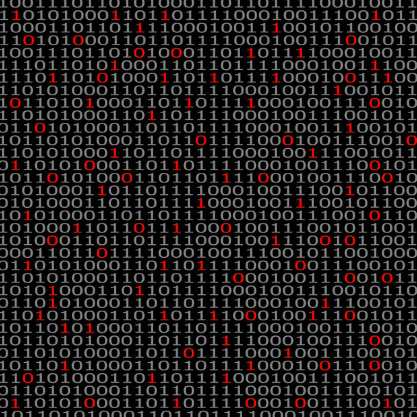 Абстрактный технологический фон с бинарным кодом
 - Вектор,изображение