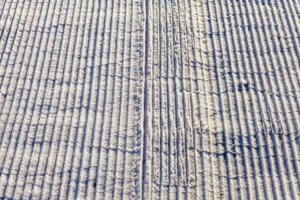 Havas időjárás. Leesett egy csomó hó. Háttér és textúra a hó. - Fotó, kép