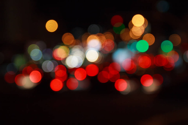 Focus lights during the night. Abstract background - Valokuva, kuva