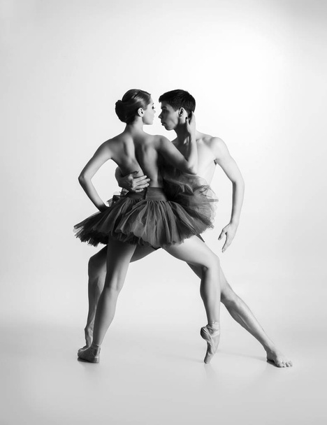 Ballet dancers in art performance - Photo, image