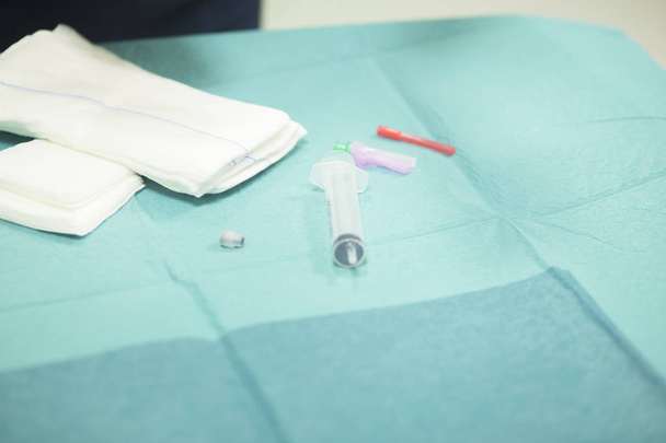 Chirurgie anestezie injekční stříkačka - Fotografie, Obrázek