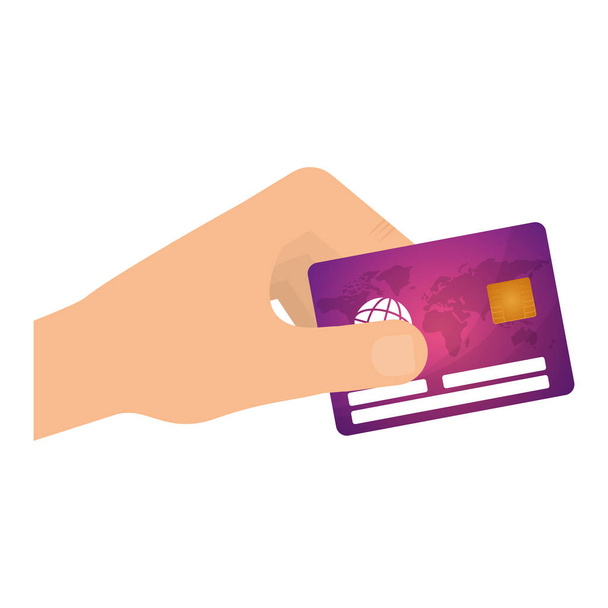 Bank credit card - Vector, Image