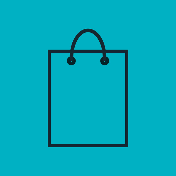 bolsa de compras icono de comercio
 - Vector, imagen