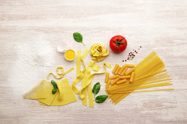 mixed  pasta selection - Photo, Image