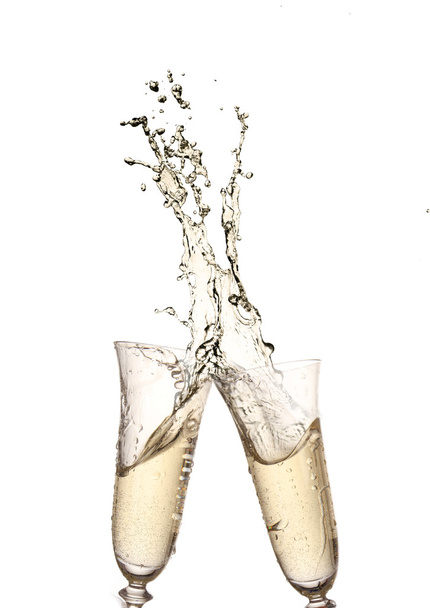 Pair of champagne flutes - Foto, afbeelding