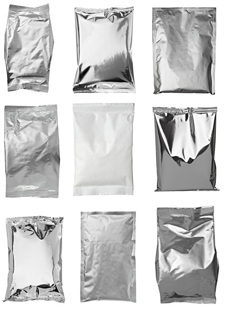 paquet de sac métallique en aluminium
 - Photo, image