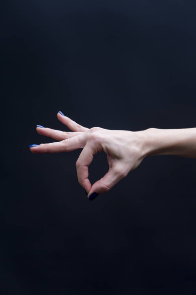 Ženská ruka mudra jóga - Fotografie, Obrázek
