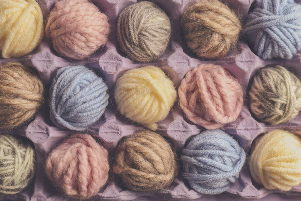 Balls of knitting yarn - Zdjęcie, obraz