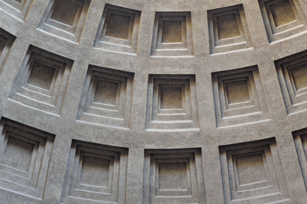 Details of the Pantheon interior in Rome, Italy - Foto, imagen
