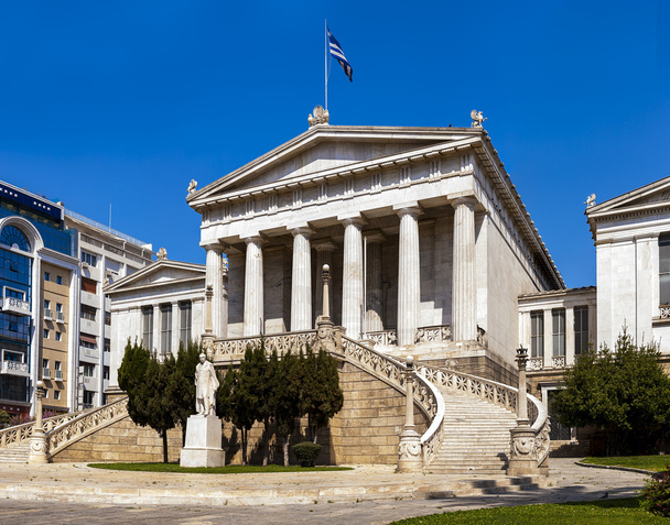Atina 'daki Yunanistan Ulusal Kütüphanesi - Fotoğraf, Görsel