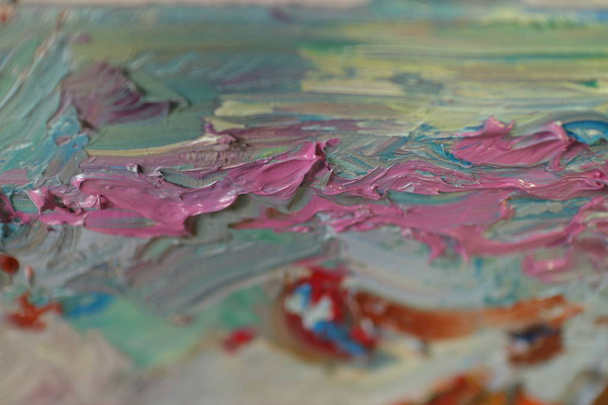 Текстурная живопись маслом, акрил, масло, яркий цвет
, - Фото, изображение