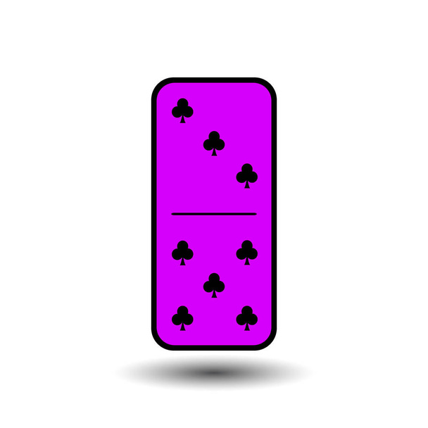 Le Domino Club. trois à cinq isolés et contexte
 - Vecteur, image