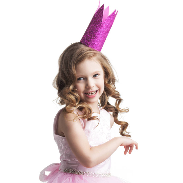 Šťastná dívka malé princezny - Fotografie, Obrázek