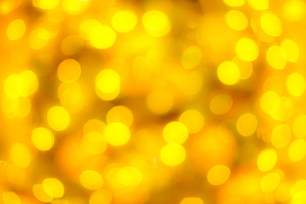 golden blurry bokeh celebrate background - Photo, Image