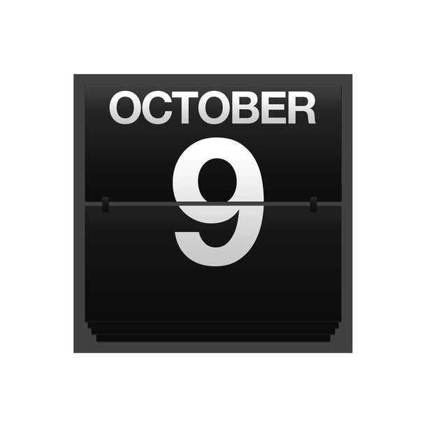Contador calendario 9 de octubre
. - Foto, imagen