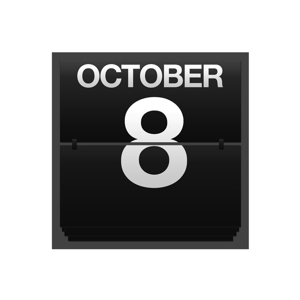 Contador calendario 8 de octubre
. - Foto, imagen