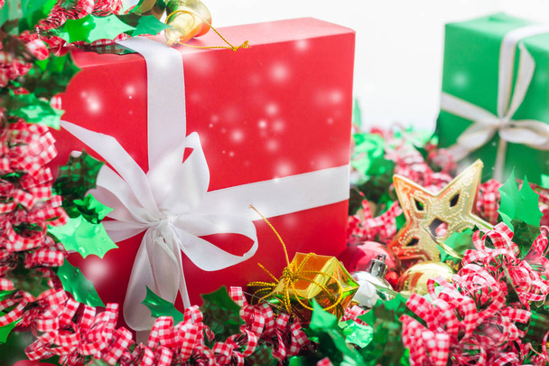 Colorful christmas gift boxes - Zdjęcie, obraz