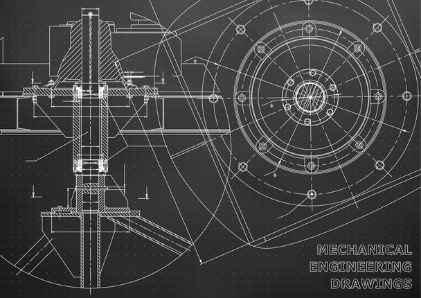 Mechanical engineering drawing - Vector, Image