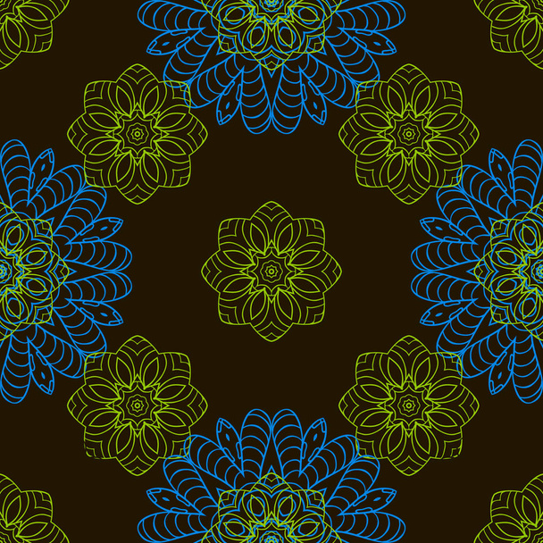Seamless doodle pattern - Vector, Imagen