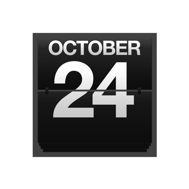Contador calendario 24 de octubre
. - Foto, imagen