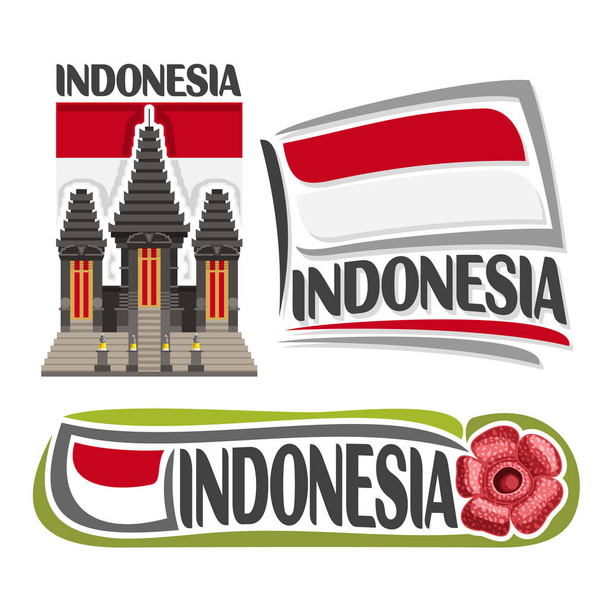 Logo wektor Indonezja - Wektor, obraz