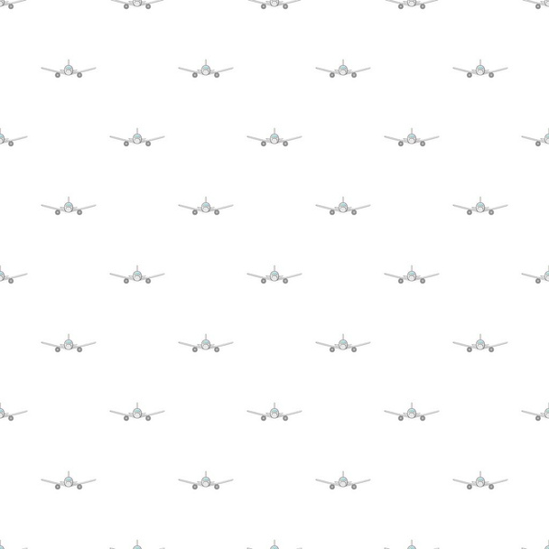 Plane pattern, cartoon style - Vettoriali, immagini