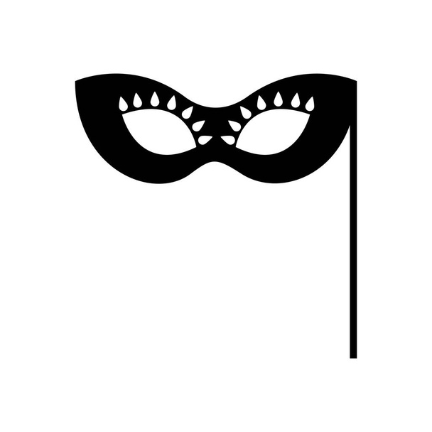 párty maska izolované ikona - Vektor, obrázek