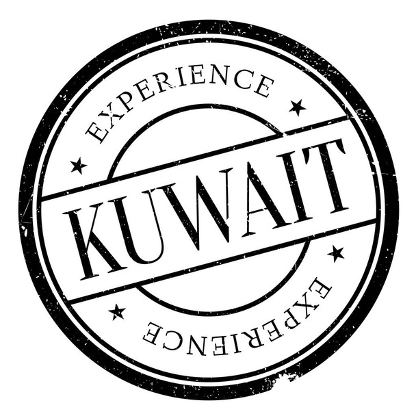 Kuwait stamp rubber grunge - Vector, afbeelding