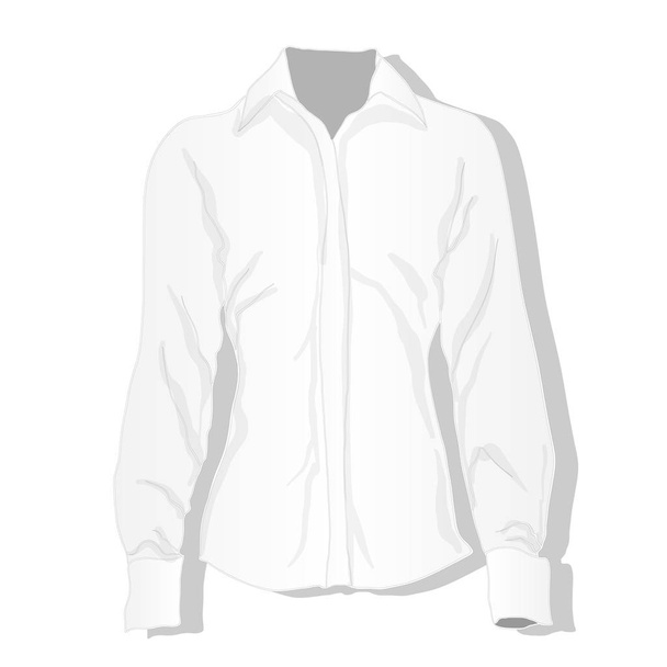 Male shirt illustration. Clothes collection. - Foto, Imagen