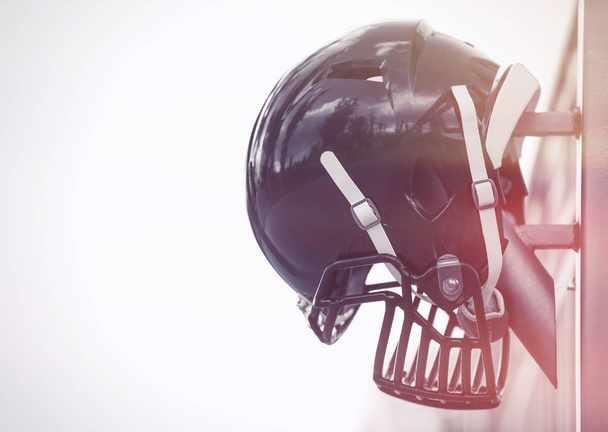 černá helma Rugby - Fotografie, Obrázek