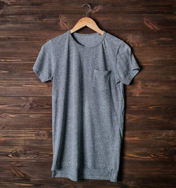 Blank grey t-shirt - Fotografie, Obrázek