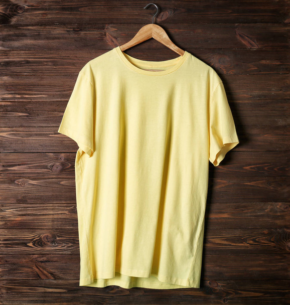 Blank yellow t-shirt - Fotó, kép