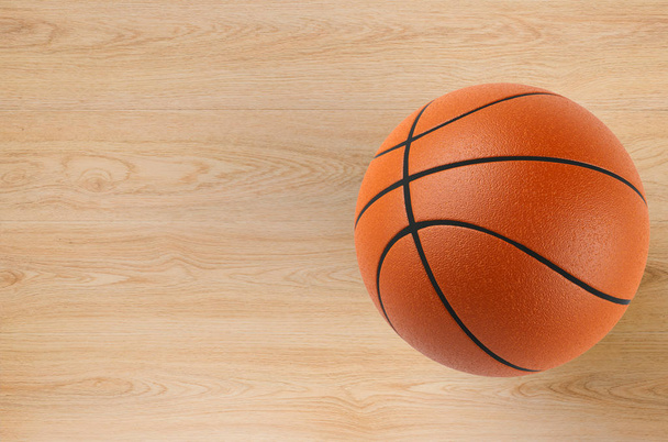 basketball ball on the floor - Photo, Image