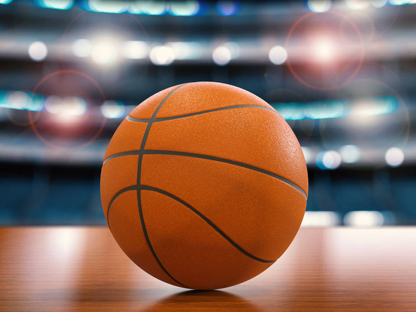 Basketball auf dem Boden - Foto, Bild