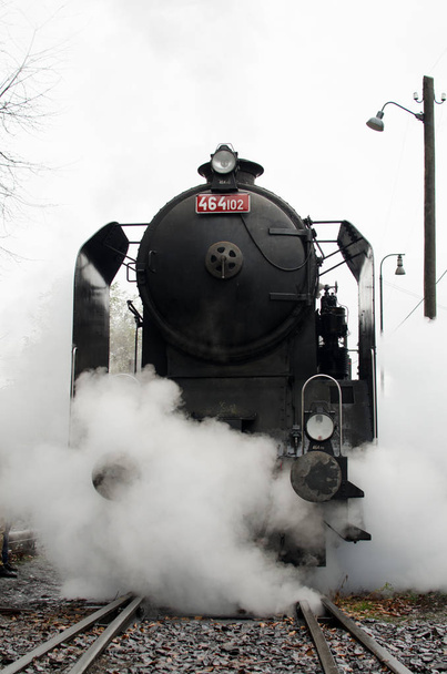 Dampflokomotive der tschechischen Eisenbahn - Foto, Bild