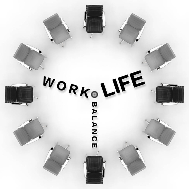 Evenwicht tussen werk en privéleven - Foto, afbeelding