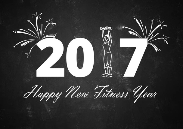 Happy New Fitness Year - Photo, Image