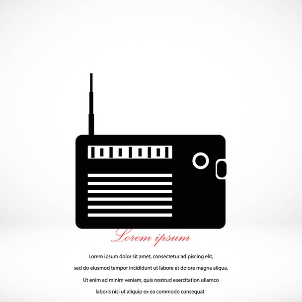 vektorové ikony Radio - Vektor, obrázek