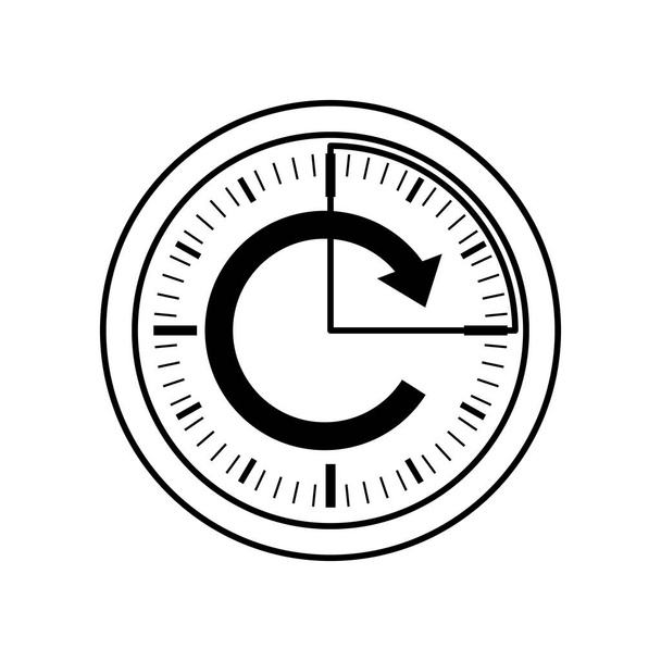 Reloj de tiempo símbolo
 - Vector, imagen