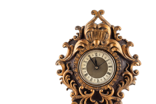 Старий старовинний годинник ізольований
 - Фото, зображення