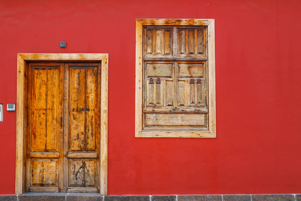A photo of colourful front doors to house  - Photo, Image