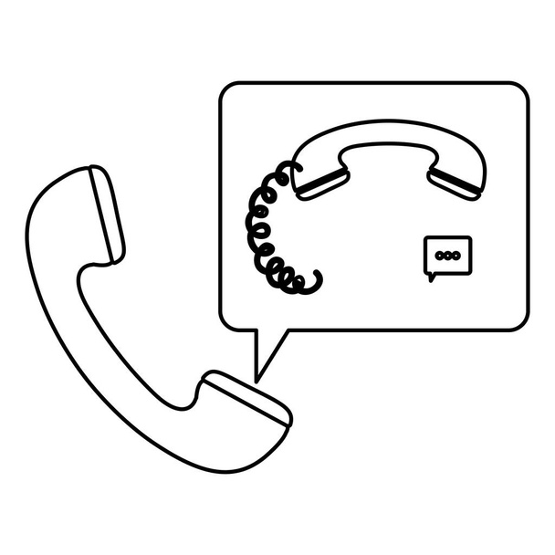 Isolated phone device design - Vector, Image