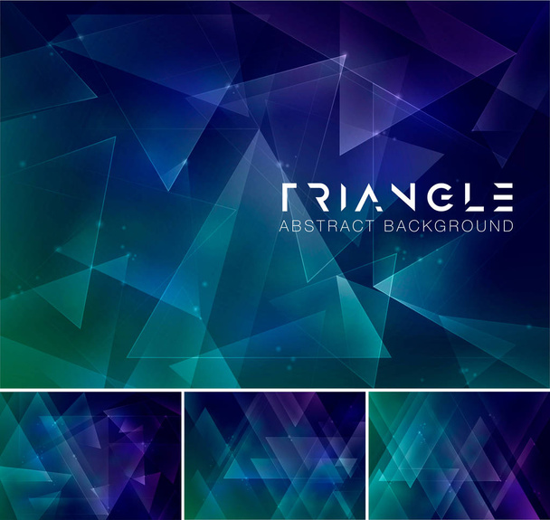 Triangle abstract background - Vettoriali, immagini