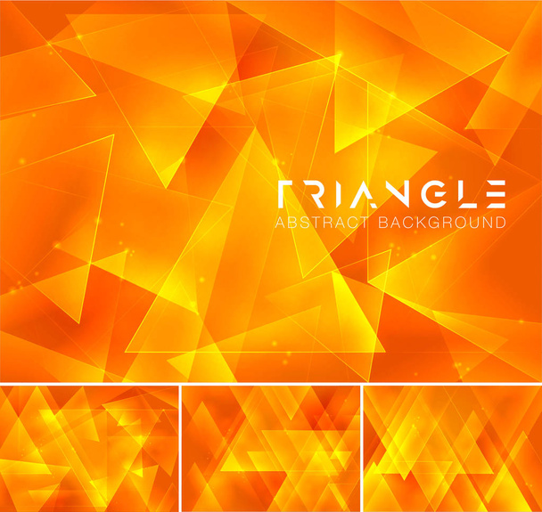 driehoek abstracte achtergrond - Vector, afbeelding