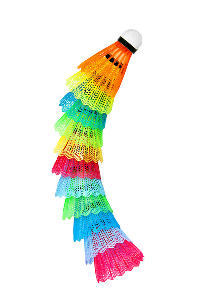 Color shuttlecocks - Фото, изображение