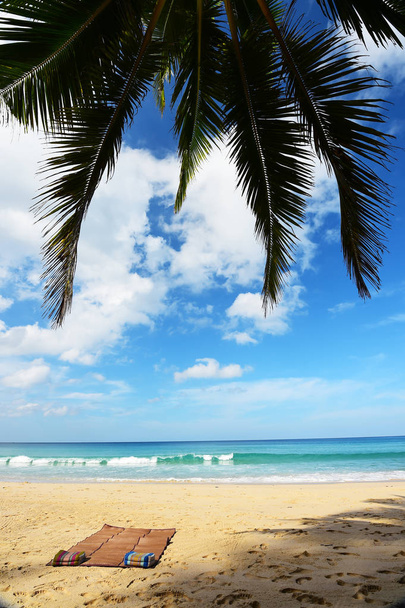 hermosa playa y mar tropical  - Foto, imagen