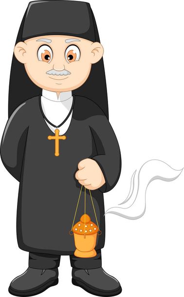 cartone animato prete cattolico
 - Vettoriali, immagini