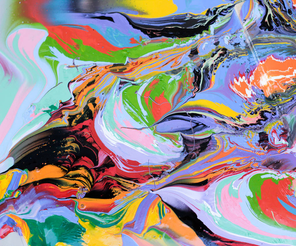 Colorful paint abstract pattern - Φωτογραφία, εικόνα