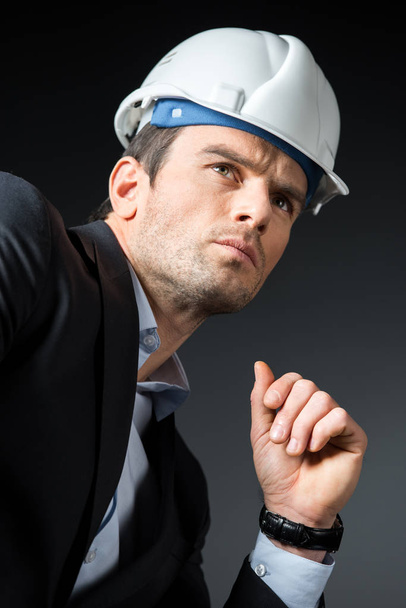 Male engineer in helmet - Foto, Imagem