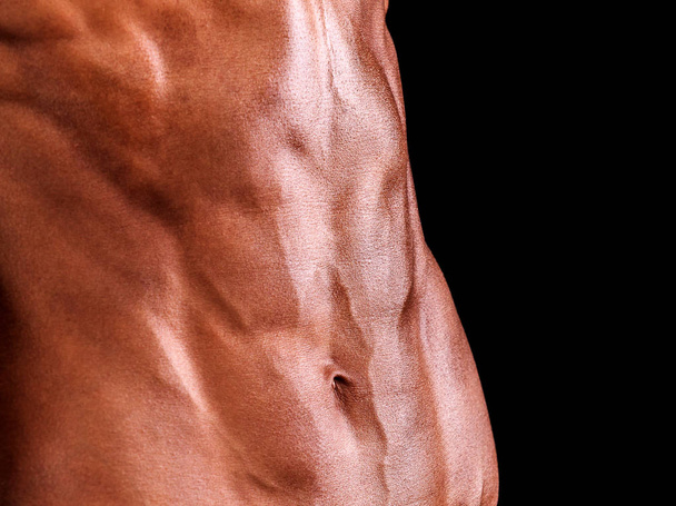 Muscled abs of a strong woman - Φωτογραφία, εικόνα